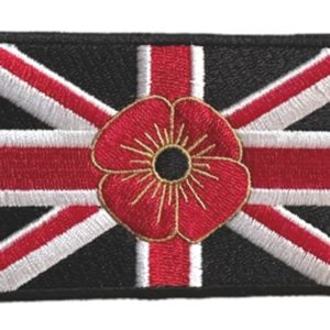 We Served Together Purple and Red Poppy Embroidered Sew or Iron on Patch  (A) – Emblems Gifts